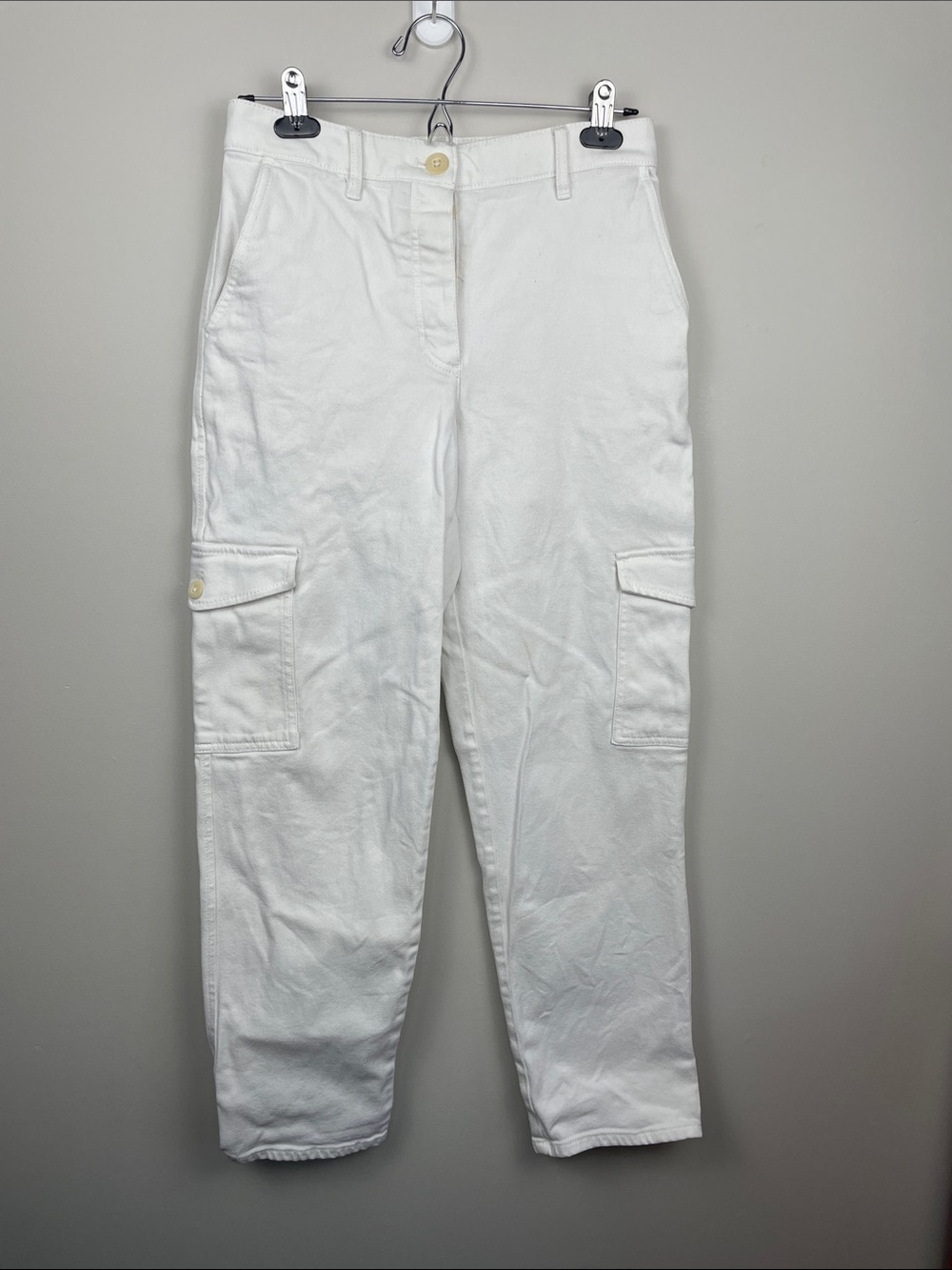 Wilfred Free White Denim Pants - Clean White Finish